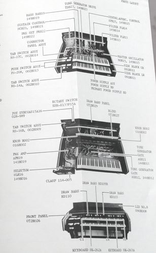 Roland-VK-9 flagship organ service notes